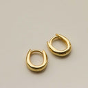 Karma Oorbellen Plain Hinged Hoops Rosie 10mm