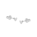 Karma Oorbellen Symbols Tiny Hearts zilver