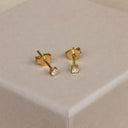 Karma Oorbellen Zirconia Earstuds 2mm sfeer