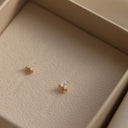 Karma Oorbellen Zirconia Symbols Triple Flower