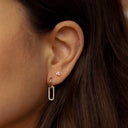 Karma Oorbellen Zirconia Symbols Triple Flower model