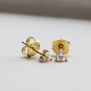 Karma Oorbellen Zirconia Symbols Triple Flower