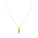 Lange Stainless Steel Gouden Ketting Vis Small