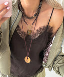 Le Veer Garnet Stone Ketting