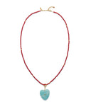 Le Veer Heart on Fire Ketting