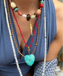 Le Veer Heart on Fire Ketting