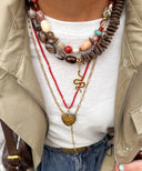 Le Veer Heart on Fire Ketting