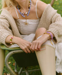 Le Veer Lilac Stone Armband