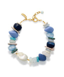 Le Veer Living Root Armband Blue