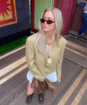Le Veer Oversized Shell Bedel Beige