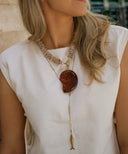 Le Veer Oversized Shell Bedel Brown