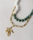 Le Veer Pistachio Pearl Ketting