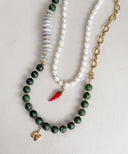 Le Veer Pistachio Pearl Ketting