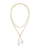Le Veer Twin Pearl Ketting