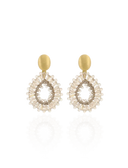 Lott Beige Oorbellen Drop Crystal S - Champagne