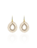 Lott Beige Oorbellen Drop Crystal S - Champagne