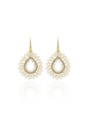 Lott Beige Oorbellen Drop Crystal S - Nude