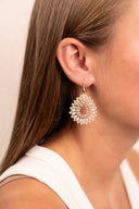Lott Beige Oorbellen Drop Crystal S - Nude