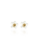 Lott Beige Oorbellen Flower Stud - Wax/Gold