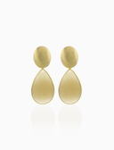 Lott Beige Oorbellen Framed Drop L - Amber Gold