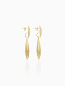 Lott Beige Oorbellen Framed Drop L - Amber Gold