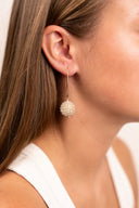 Lott Beige Oorbellen Globe S - Nude