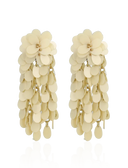 Lott Beige Oorbellen Sequin Drop Rain Fall L - Wax