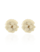 Lott Beige Oorbellen Sequin Drop Stud M - Wax