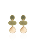 Lott Beige Oorbellen Triple Element w/ Drop - Champagne