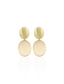 Lott Beige Oorbellen Wide Framed Plain M - Nude
