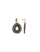Lott Oorbellen Drop Crystal Small - Metallic Brown