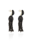 Lott Beige Oorbellen Jellyfish Beaded M - Brown
