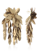 Lott Bruine Oorbellen Sequin Flower Fall Premium L - Copper