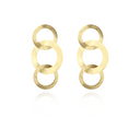 Lott Classic Oorbellen Triple Round Open Satin
