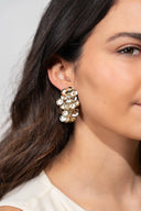 Lott Gouden Oorbellen Cup Sequin Waterfall S - Gold