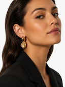 Lott Gouden Oorbellen Element Oval L - Shadow