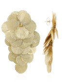 Lott Gouden Oorbellen Sequin Shell Rain - Honey Gold