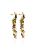 Lott Gouden Oorbellen Sequin Waterfall L - Gold