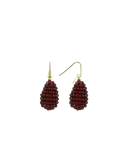 Lott Oorbellen Cone XS Irregular Stones - Cherry Lacquer