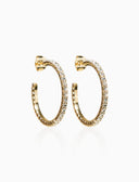 Lott Oorbellen Creole w/ Fine Stones L