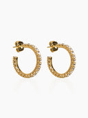 Lott Oorbellen Creole w/ Fine Stones S