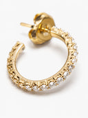 Lott Oorbellen Creole w/ Fine Stones S