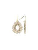 Lot Oorbellen Drop Crystal S - Champagne
