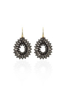 Lott Oorbellen Drop Crystal Small - Metallic Brown
