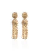 Lott Oorbellen Jellyfish Beaded M - Champagne