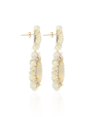 Lott Oorbellen Pendant Earring Double w/ Sequins L - Warm Beige