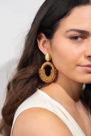 Lott gouden Oorbellen Combi Oval L Limited - Gold