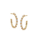 MIAB Oorbellen - Baguette Hoop Goud