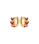 MIAB Oorbellen - Hearts Click Goud