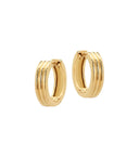 MIAB Oorbellen - Sleek Line Click Goud